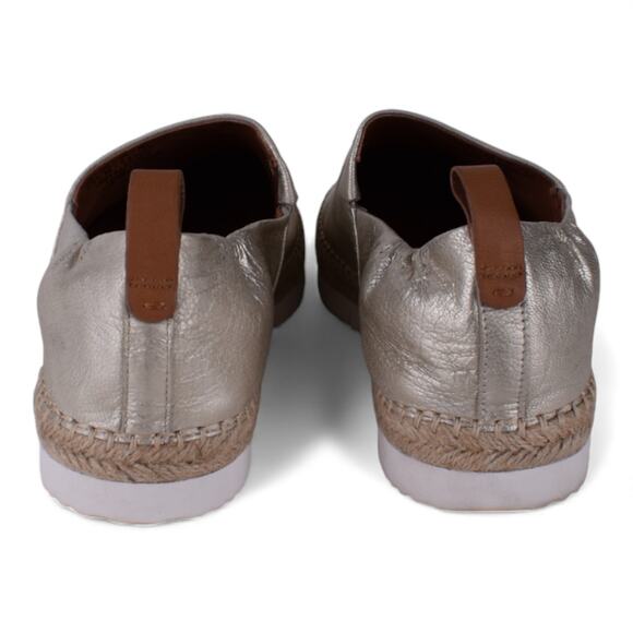 Gentle Souls by Kenneth Cole Metallic Leather Sporty Slip-Ons – Women’s 7.5 - Picture 5 of 8